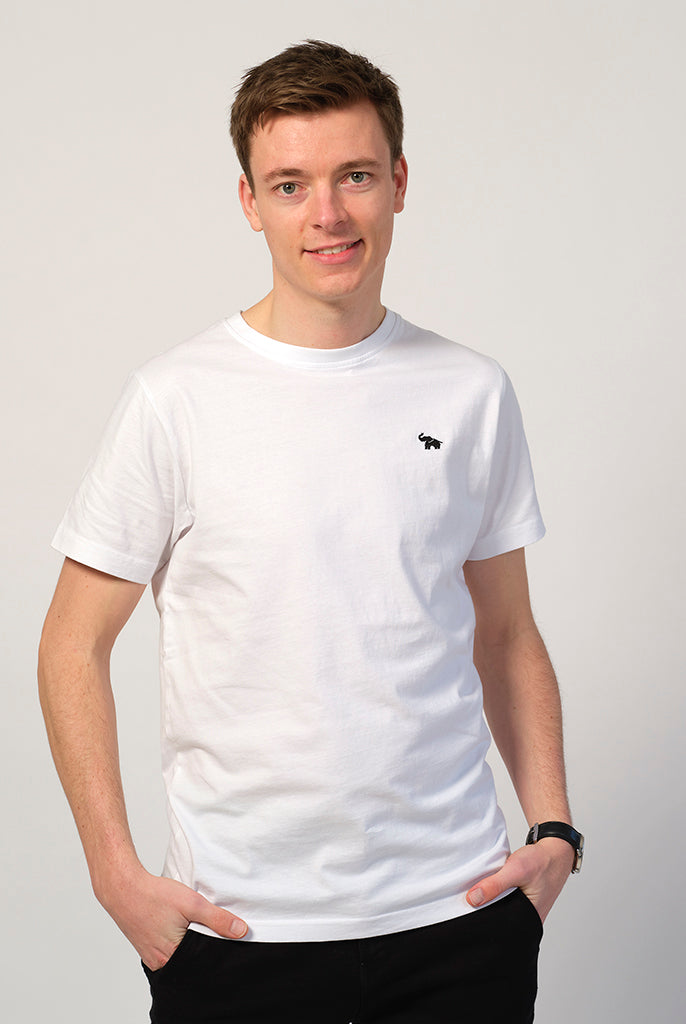 Camiseta Blanca Elefante Hombre