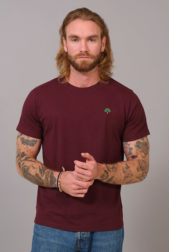 Camiseta Granate - Árbol Hombre
