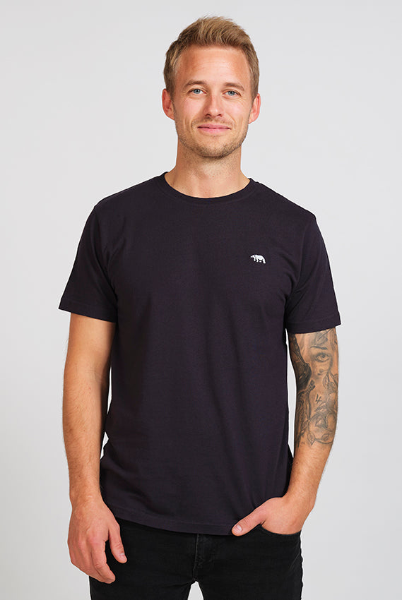 Hombre Camiseta Navy Oso Polar
