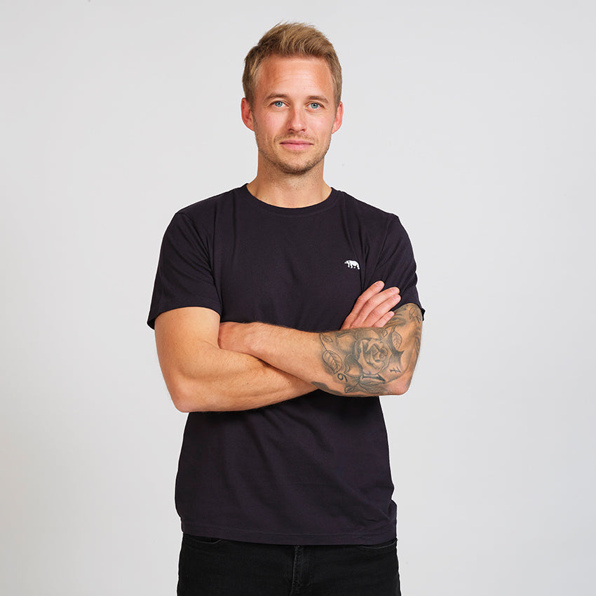 Camiseta Navy Hombre Oso Polar