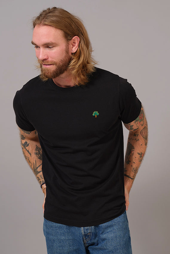 Camiseta Negra Hombre Básica WWF