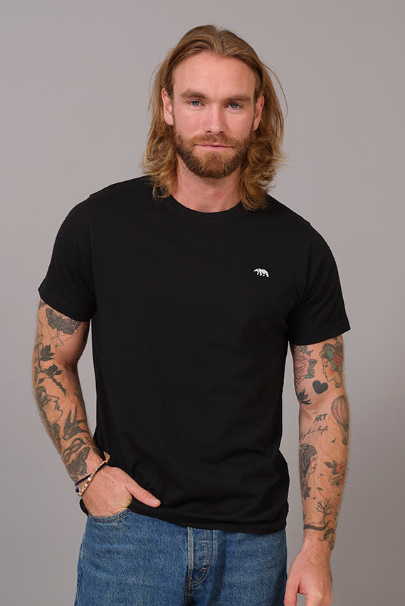 Camiseta Negra - Oso Polar