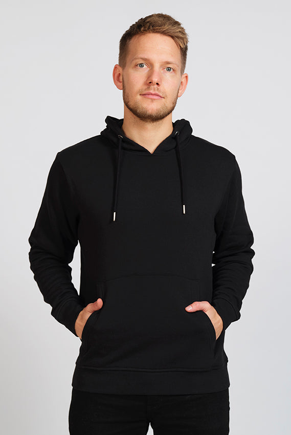Hoodie Negra Sudadera Hombre