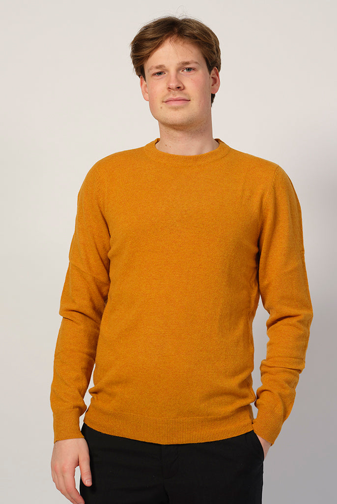 Jersey de Lana Amarillo Hombre