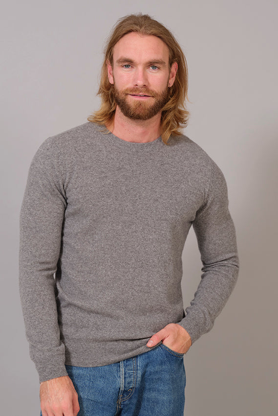 Jersey de Lana Gris Claro