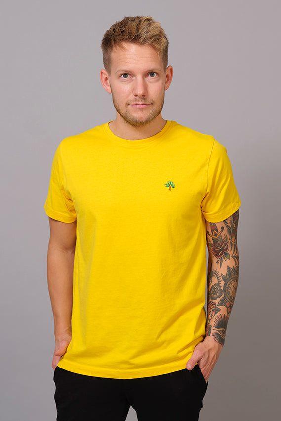 Camiseta Algodón Orgánico Amarilla - Árbol