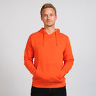 Sudadera Algodón Orgánico Naranja Hoodie Para Hombre