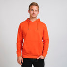 Sudadera Algodón Orgánico Naranja para Hombre