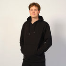 Hoodie Negra Sudadera Hombre Capucha